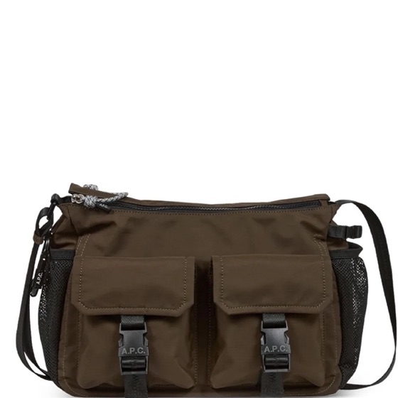 A.P.C. Bolsa tiracolo Trek com fechamento por fivela