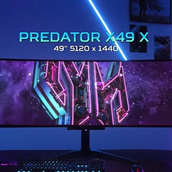 Acer Monitor Gamer Predator X49 49" UltraWide DQHD 240Hz
