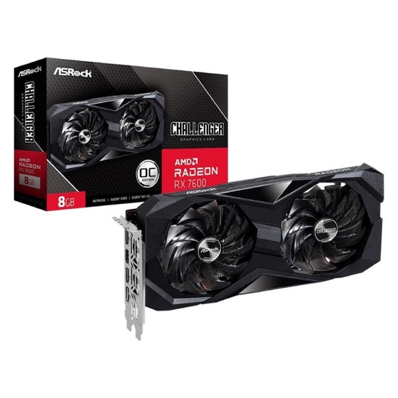 ASRock Placa de Vídeo RX 7600 Challenger AMD Radeon, 8GB