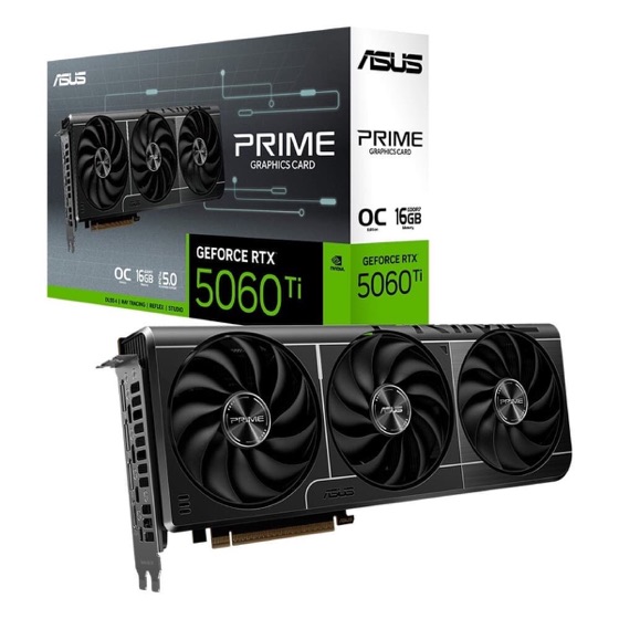 ASUS Placa de Vídeo PRIME-RTX 5060 TI O16G NVIDIA GeForce