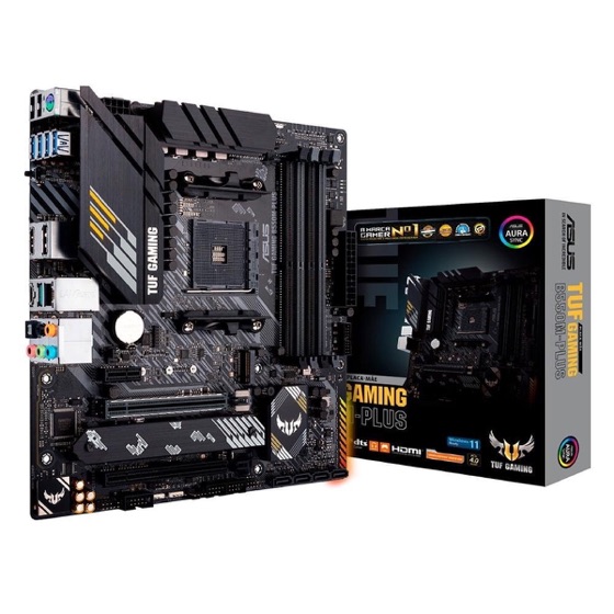 ASUS Placa-Mãe TUF Gaming B550M-Plus, AMD AM4, mATX, DDR4