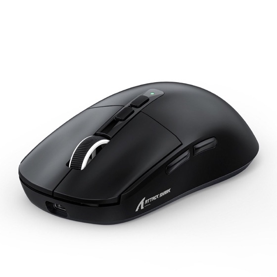 Attack Shark Mouse Gamer sem Fio X6 Ultraleve com Base