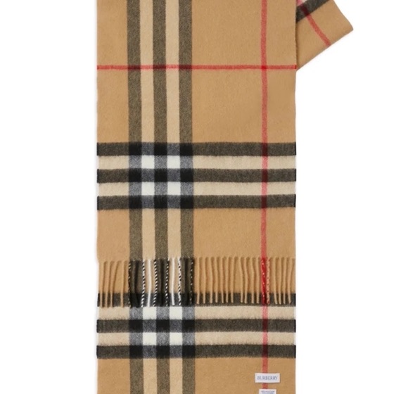 Burberry Cachecol The Classic Check de cashmere