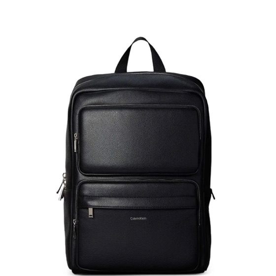 Calvin Klein Mochila com textura granulada e fechamento por zíper