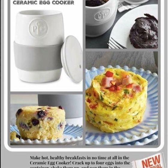 Ceramic egg cooker