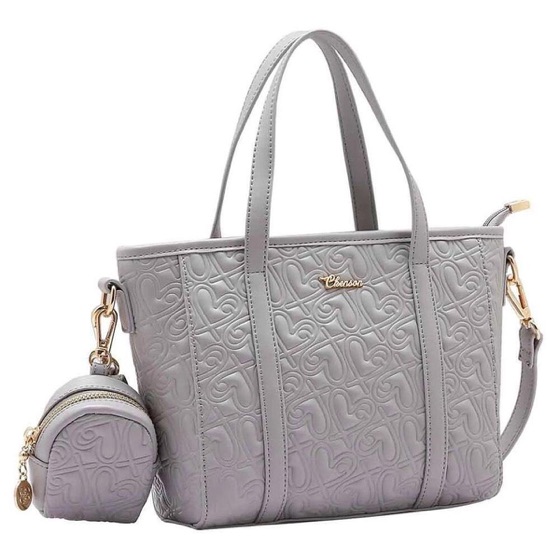Chenson Bolsa Feminina Cg85102 - Cinza Claro - U