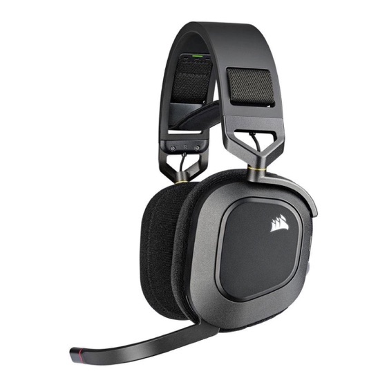 Corsair Headset Gamer Sem Fio HS80 Premium, RGB, Surround