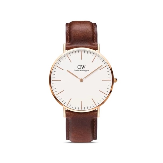 Daniel Wellington Relógio Clássico St M/awes de ouro rosé 40mm