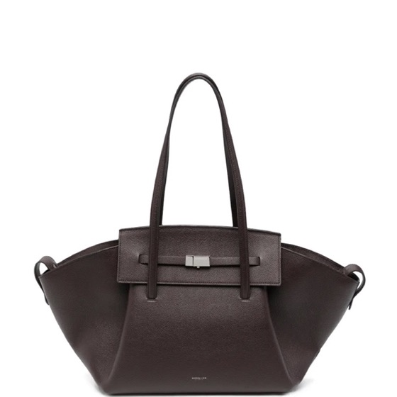 DeMellier Bolsa tote Brooklyn de couro granulado