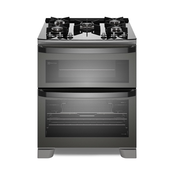 Electrolux Fogão 5 bocas Cinza Expert Função Air Fryer, 2