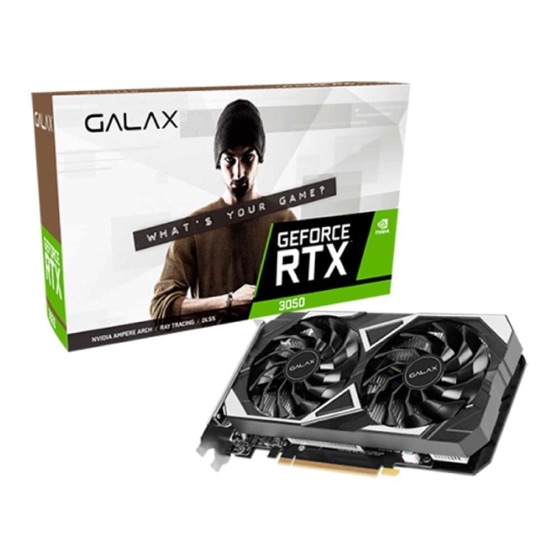 Galax Placa de Vídeo GeForce RTX 3050 EX V2, 6GB, GDDR6, 96