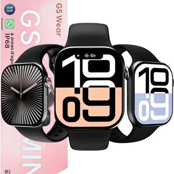 GS Wear Relógio Smartwatch Gs11 Mini 42mm Series 11 a Prova D'Água