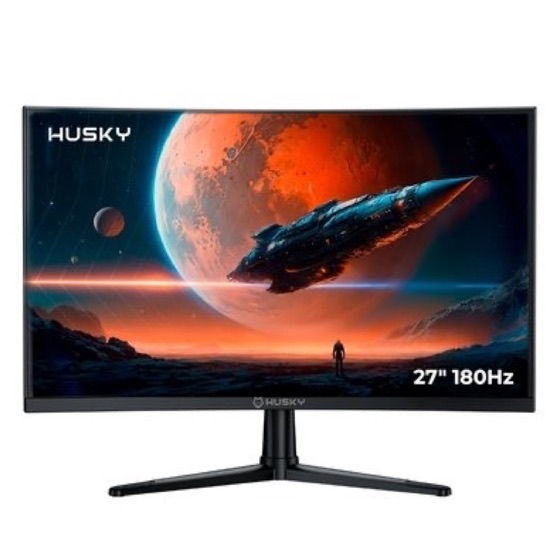 Husky Monitor Gamer Curvo Boreal 27", FHD, 180Hz, 1ms
