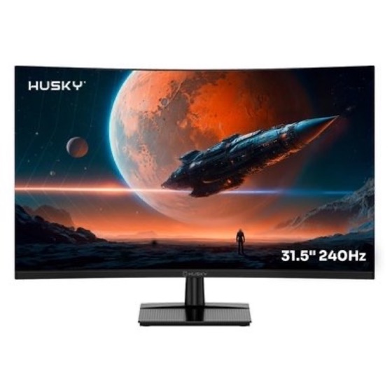 Husky Monitor Gamer Curvo Boreal 31.5", FHD, 240Hz, 1ms