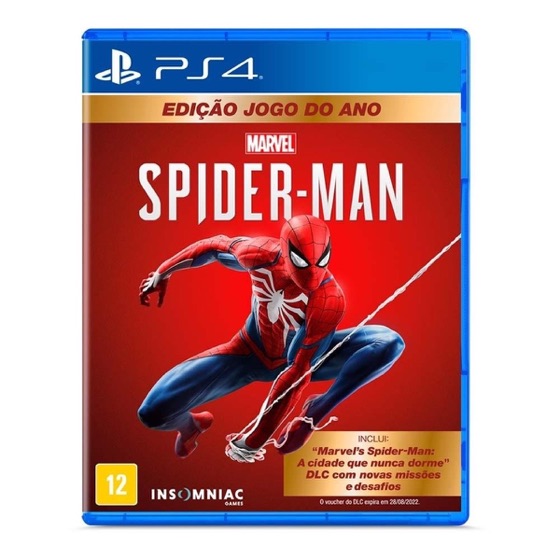 Insomniac Jogo Spider-Man Game of The Year Edition PS4