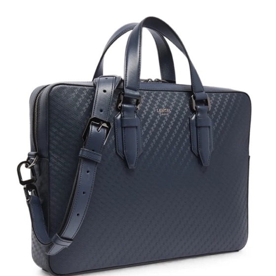 Lancel Pasta para notebook Charlie com monograma