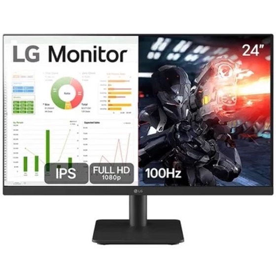 LG Monitor Gamer 24" Full HD, 100Hz, IPS, 5ms, HDMI, Ajuste