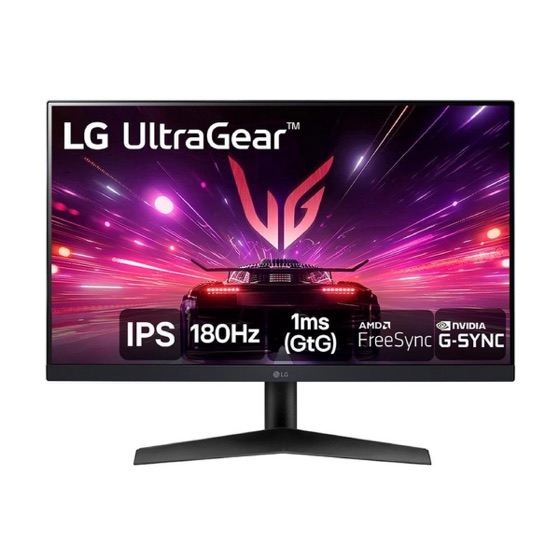 LG Monitor Gamer UltraGear 24", FHD, 180Hz, 1ms, IPS, DP