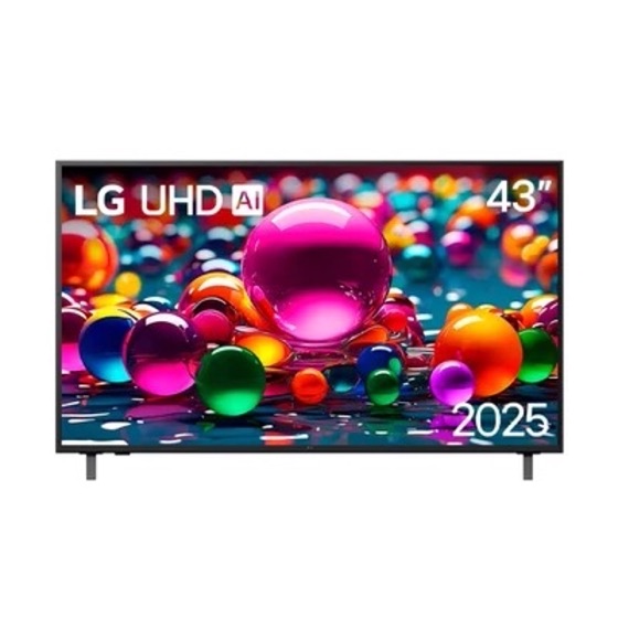 LG Smart Tv 43'' 4k Webos 25 Ai Controle Smart Magic 43au801