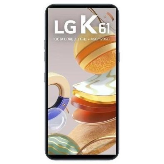 LG Smartphone K61, 128GB, 48MP, Tela 6.5", Branco