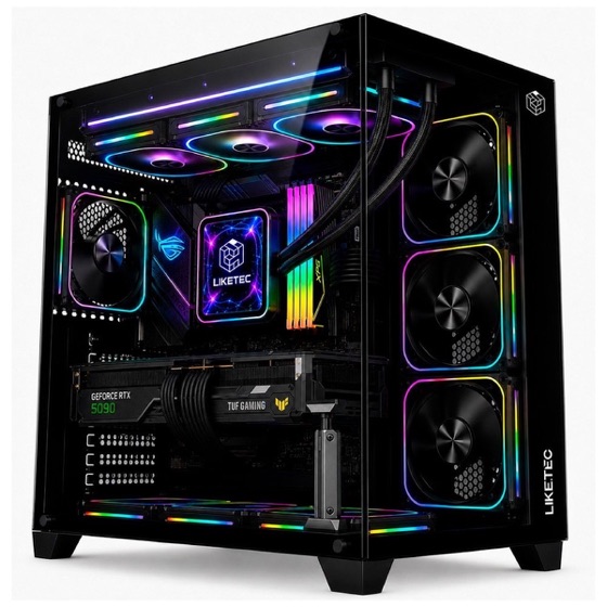 Liketec Gabinete Gamer Zeus V3, ATX, Frontal e Lateral