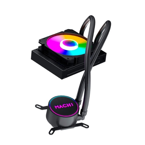 MACH1 Water Cooler Logic, RGB, 120mm, AMD e Intel, Preto