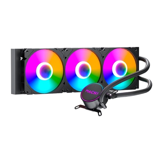 MACH1 Water Cooler Logic, RGB, 360mm, AMD e Intel, Preto