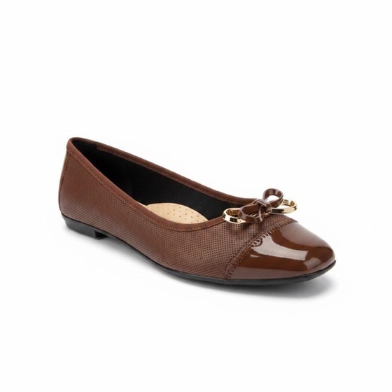 Moleca Sapatilha Laço Feminino Chocolate Elegância Diária