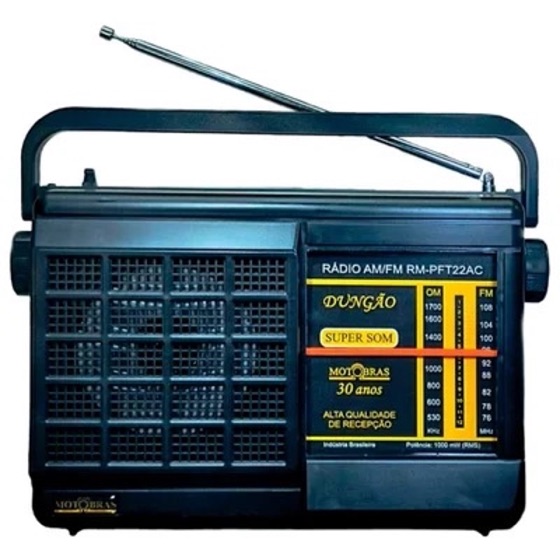 Motobras Rádio Portátil Motobrás 2fxs Am Fm Rmpft21ac/22ac