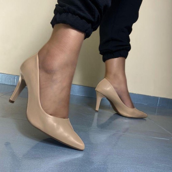 Mozione Sapato Feminino Scarpin Salto Fino Alto 174