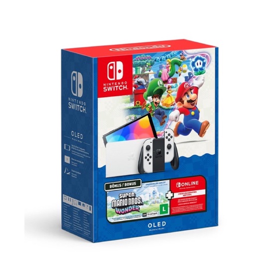 Nintendo Console Switch OLED + Super Mario Bros. Wonder + 3MO