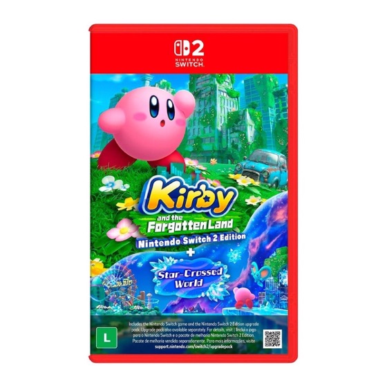 Nintendo Jogo Kirby and the Forgotten Land + Star-Crossed World, Para