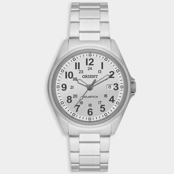 Orient Relógio Analógico Solartech Pulseira Elos Masculino