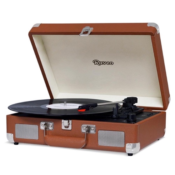 Raveo Toca Discos HI FI Sonetto Chrome, Vinyl, Bluetooth