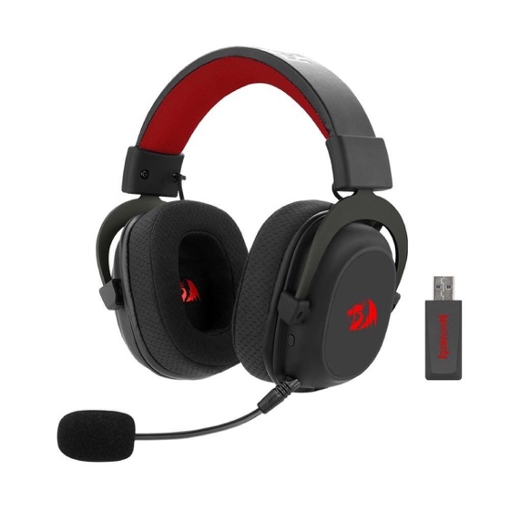 Redragon Headset Gamer Sem Fio Zeus Pro, 7.1, Driver 53mm