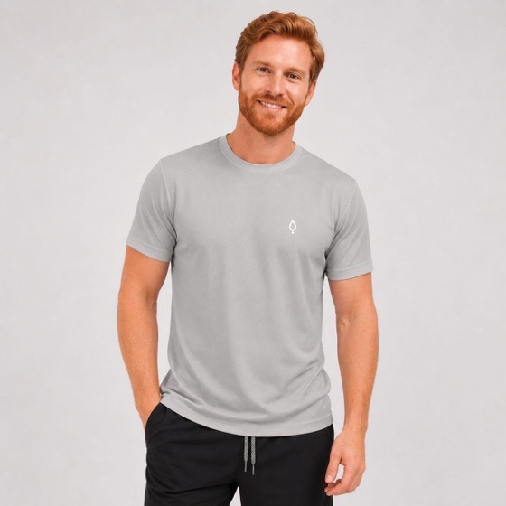 Resina Camiseta Masculina Dry Manga Curta Treino Academia