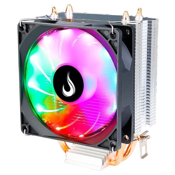 Rise Mode Air Cooler Gamer Z5, LED Rainbow, AMD/Intel, 90mm