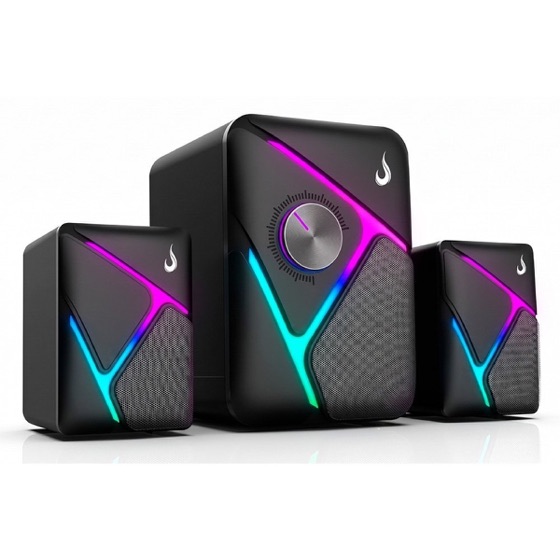 Rise Mode Caixa de Som Gamer 2.1 Nebula Sound 01, 11W, RGB