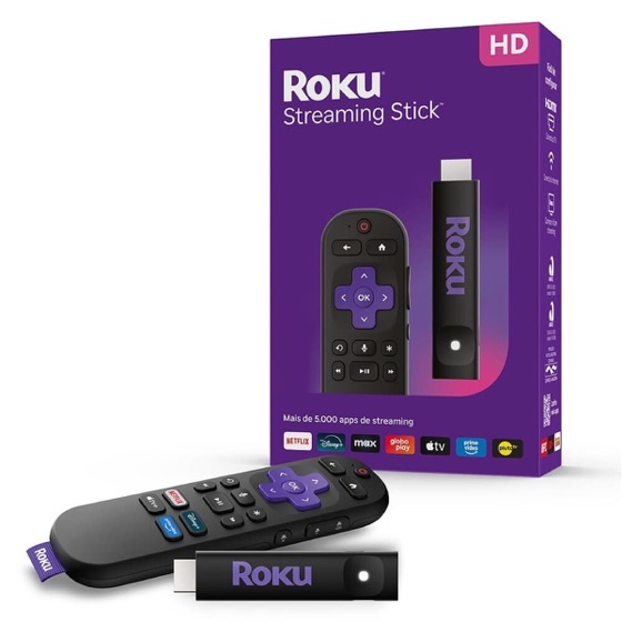 Roku Streaming Stick 2025, Dispositivo para TV HD/FHD