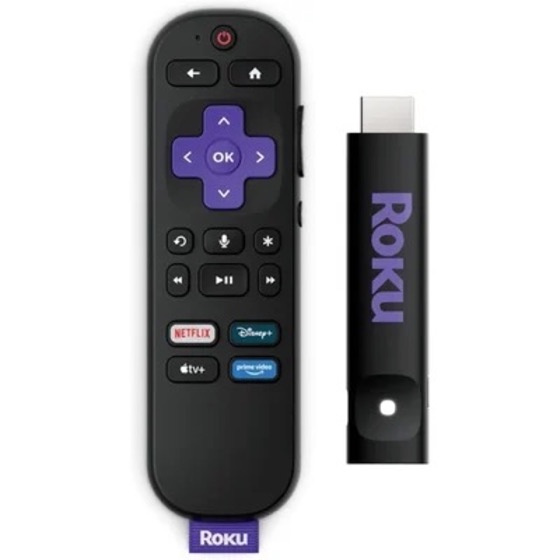 Roku Streaming Stick 2025 Tv Hd/FULL HD Controle Por Voz - 3840br