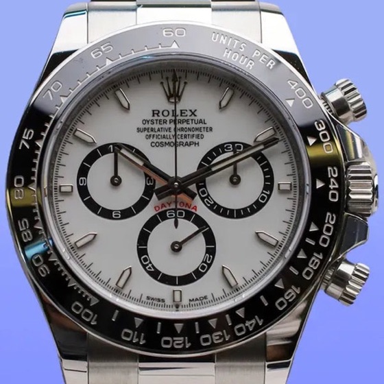 Rolex 2025 Cosmograph Daytona "Panda" 40MM White Dial Oyster