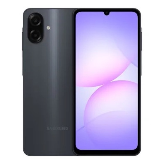 Samsung Smartphone Galaxy A07 Preto 6.7 256gb 8GB Câmera Dupla