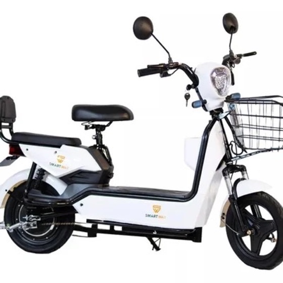 Smartway Scooter Elétrica, 500w, Sem CNH, 32 km/h, Branco