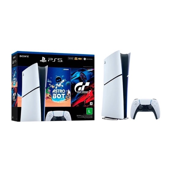 Sony Console PlayStation 5, SSD 825GB, Controle Sem Fio