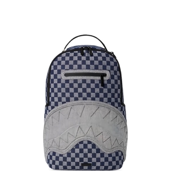 Sprayground Mochila Shark Mouth xadrez