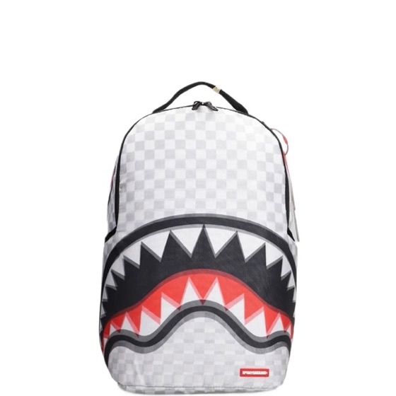 Sprayground Mochila Sharks In Paris com padronagem xadrez
