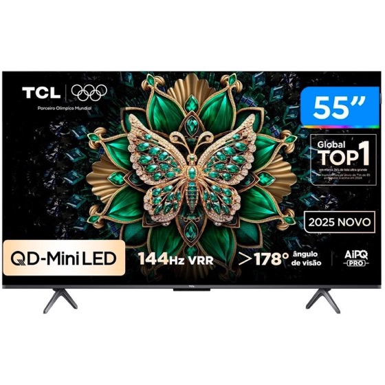TCL Smart TV 55" 4K UHD MiniLED 55C6K 120Hz Google TV AiPQ