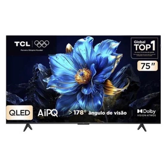 TCL Smart TV 75 Polegadas QLED 4K P7K WiFi Bluetooth Google