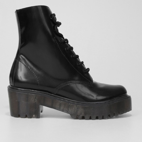 Zatz Bota Coturno Tratorada Translúcida Feminina