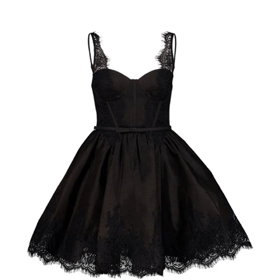 ZIMMERMANN Vestido curto Valiant com acabamento de renda
